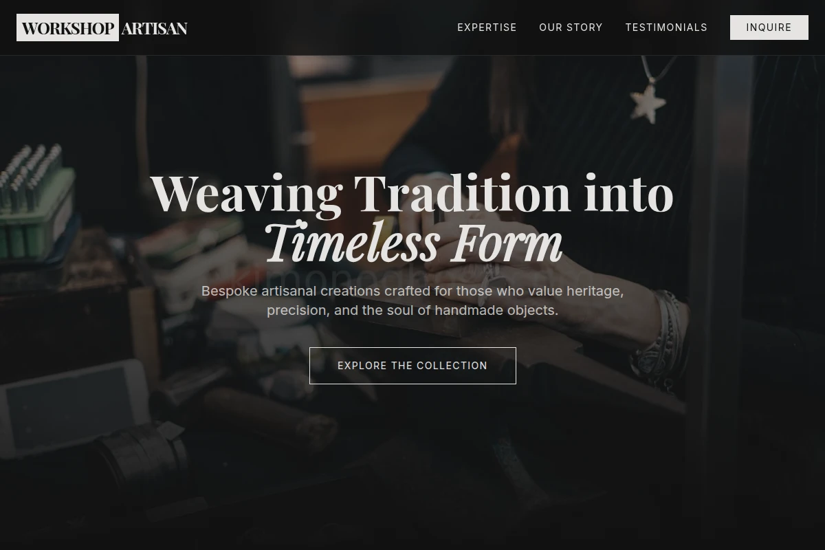 Workshop Artisan