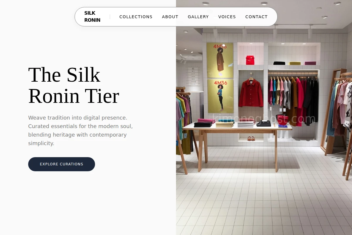 Minimalist Boutique