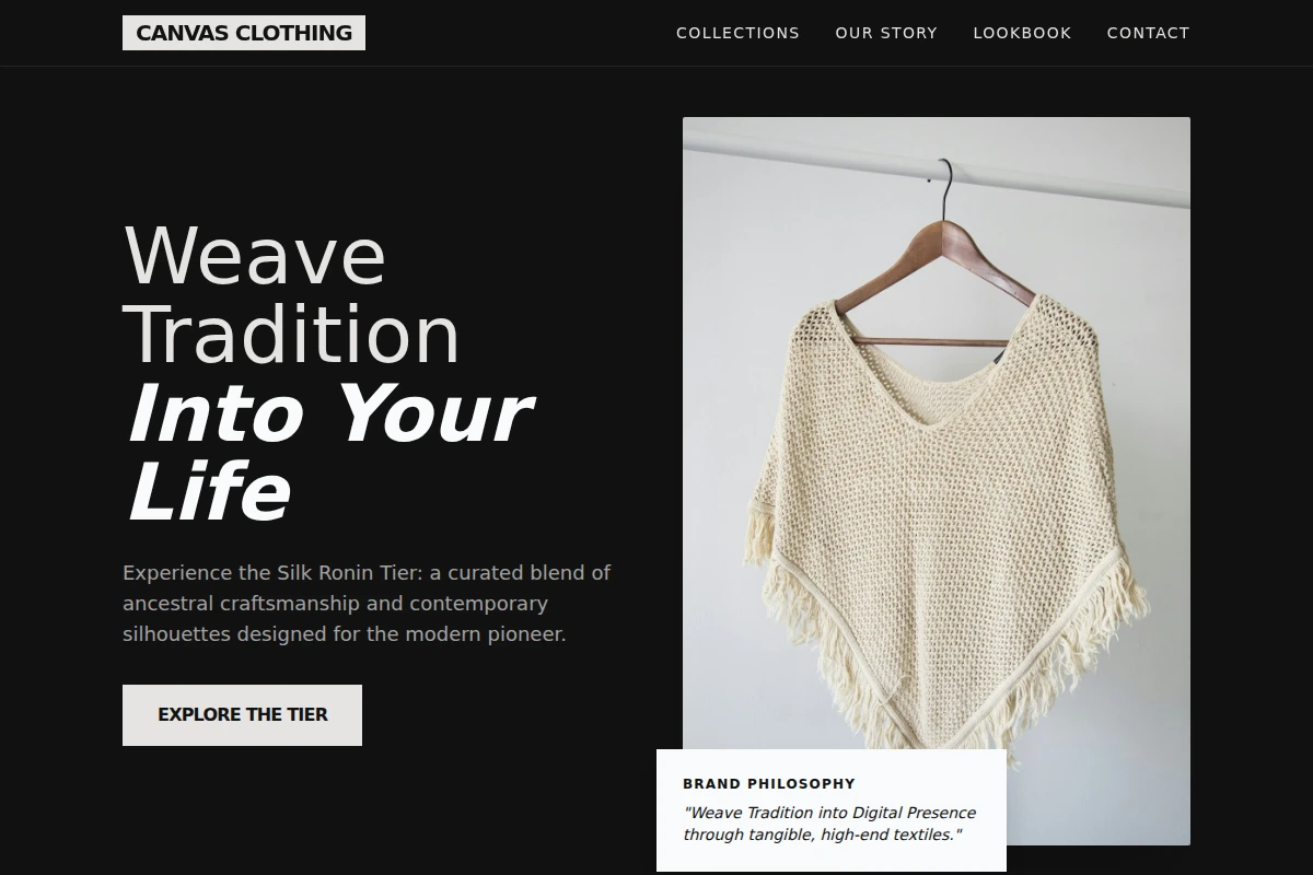 Canvas Clothing
