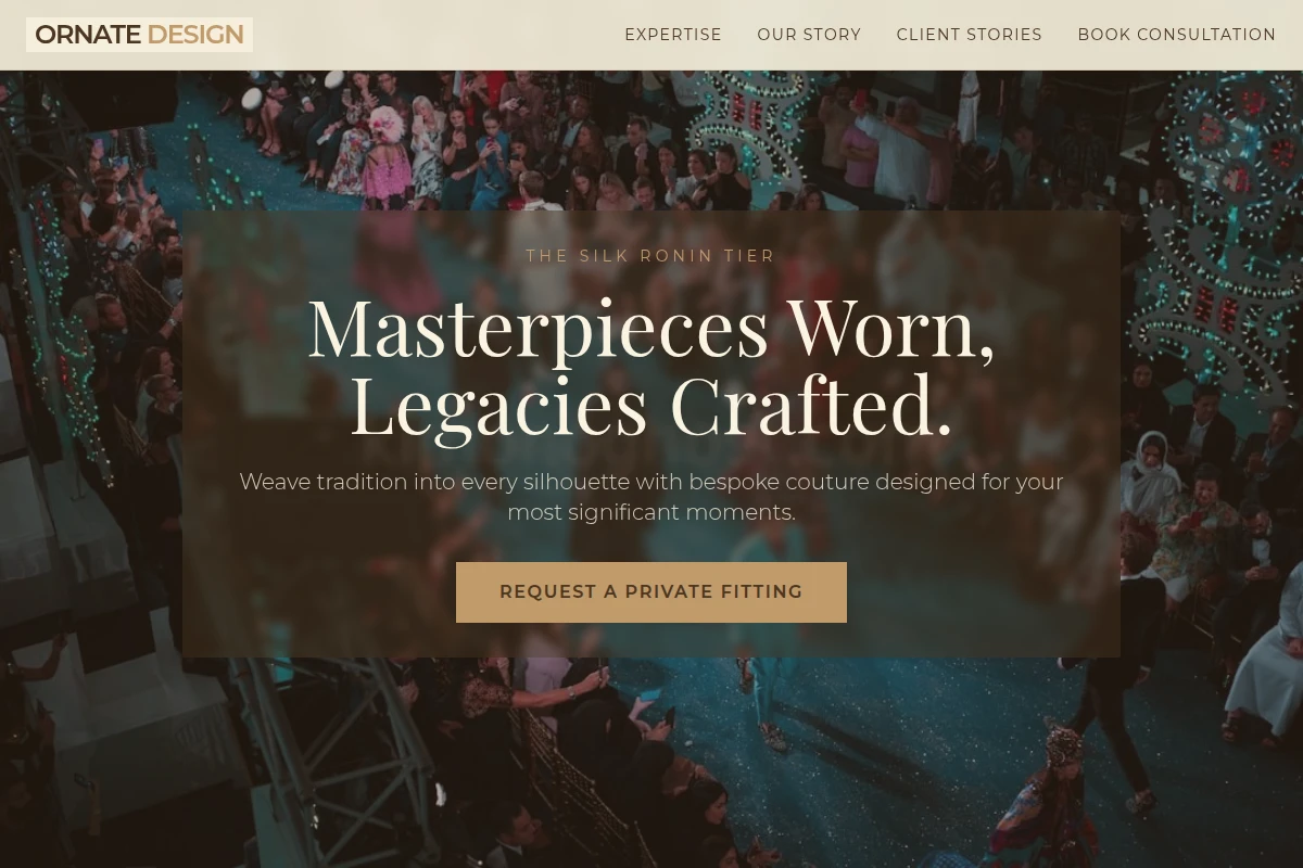 Ornate Fashion Design