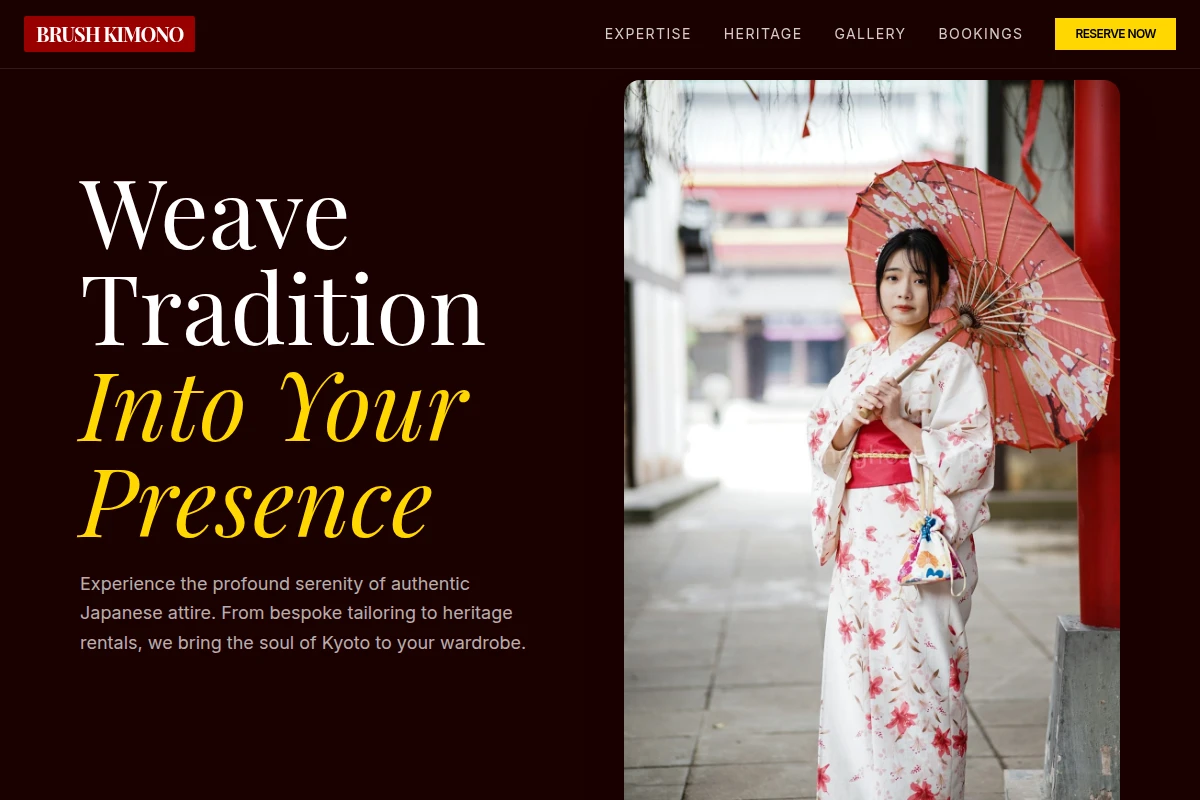 Brush Kimono