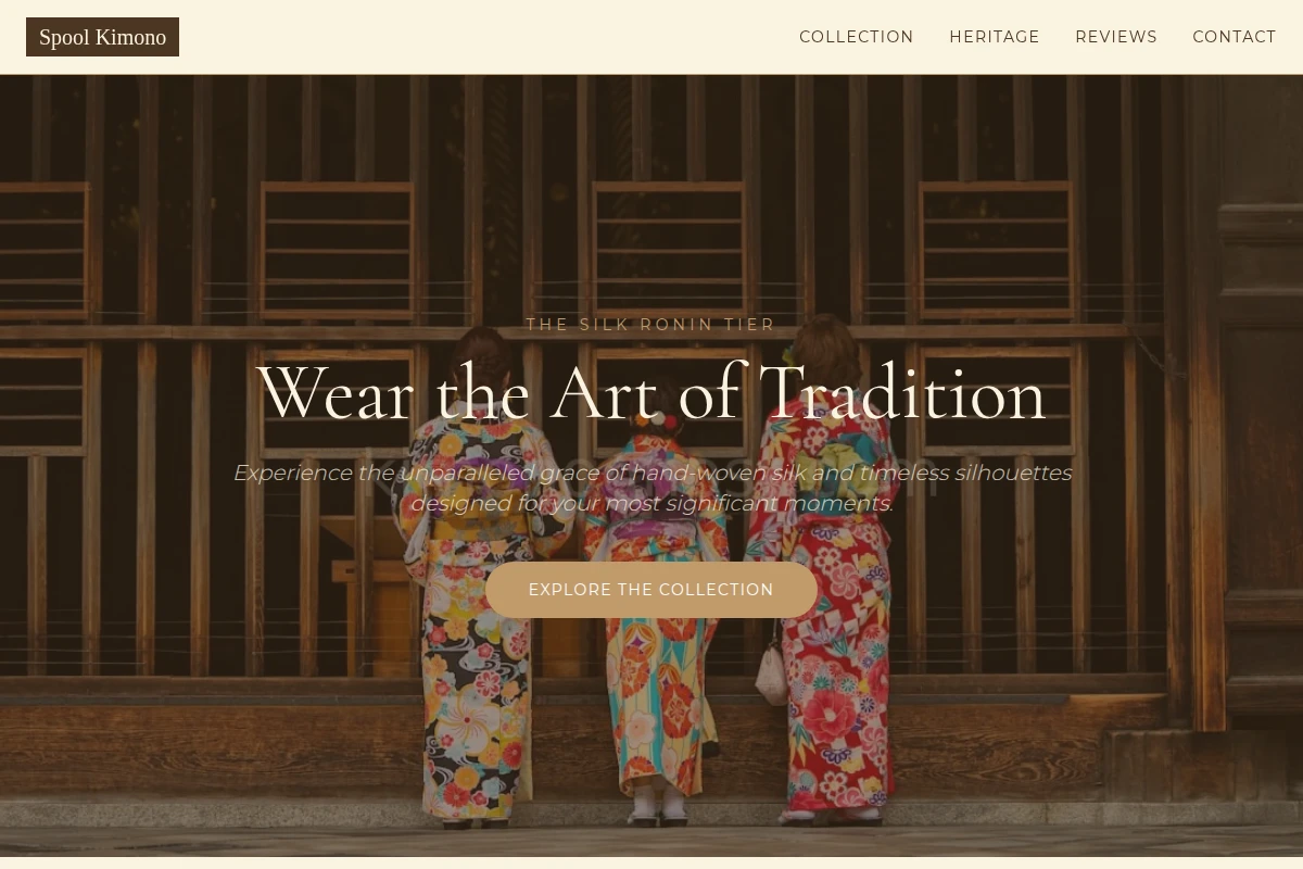 Spool Kimono