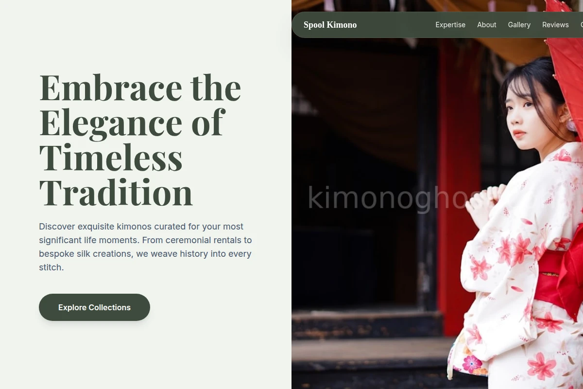 Spool Kimono