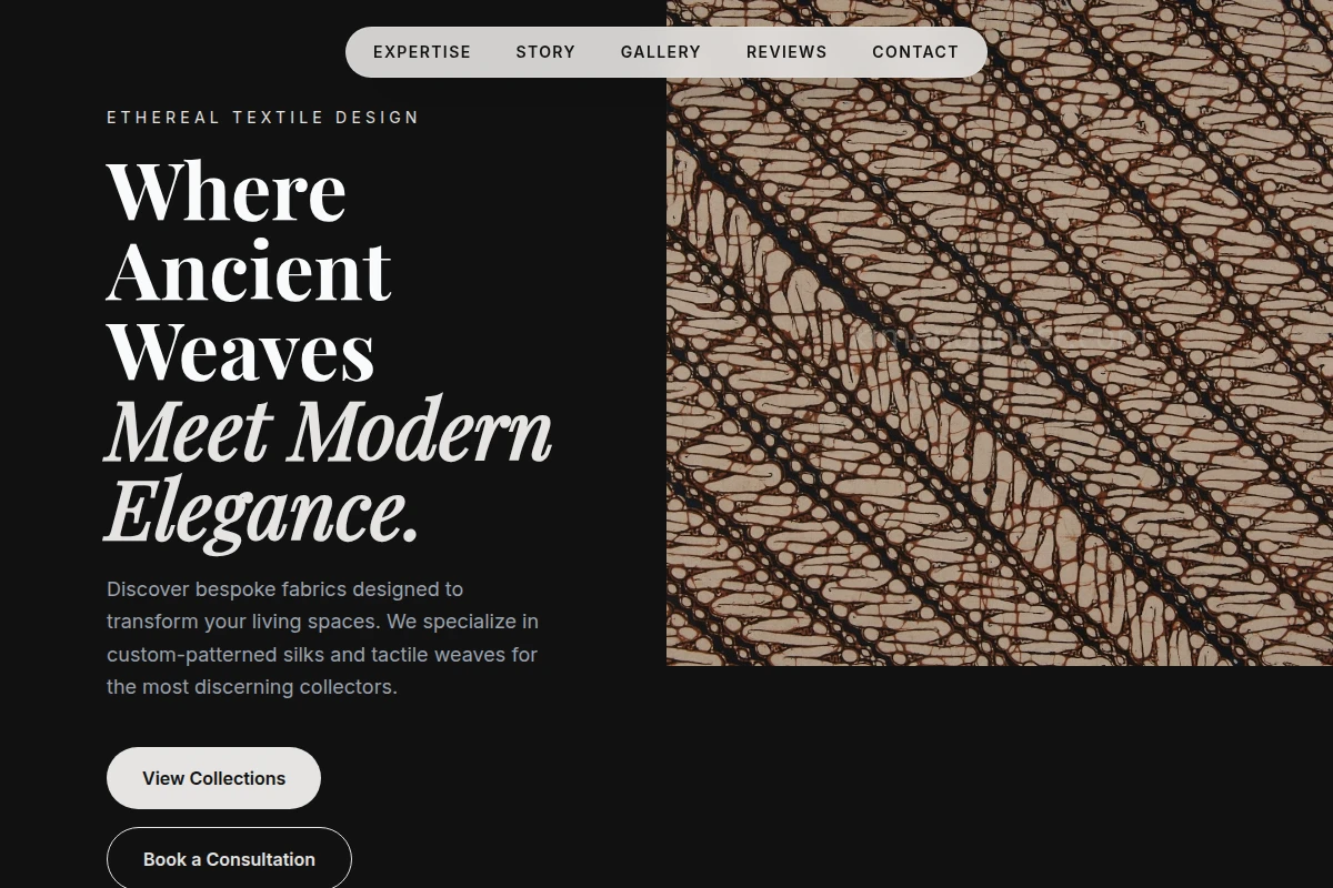 Ethereal Textile Design