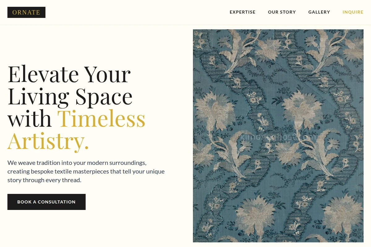 Ornate Textile Design