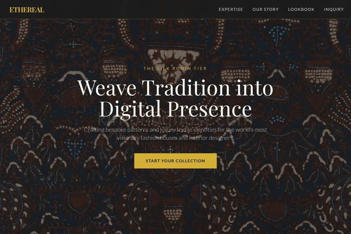 Ethereal Textile Design