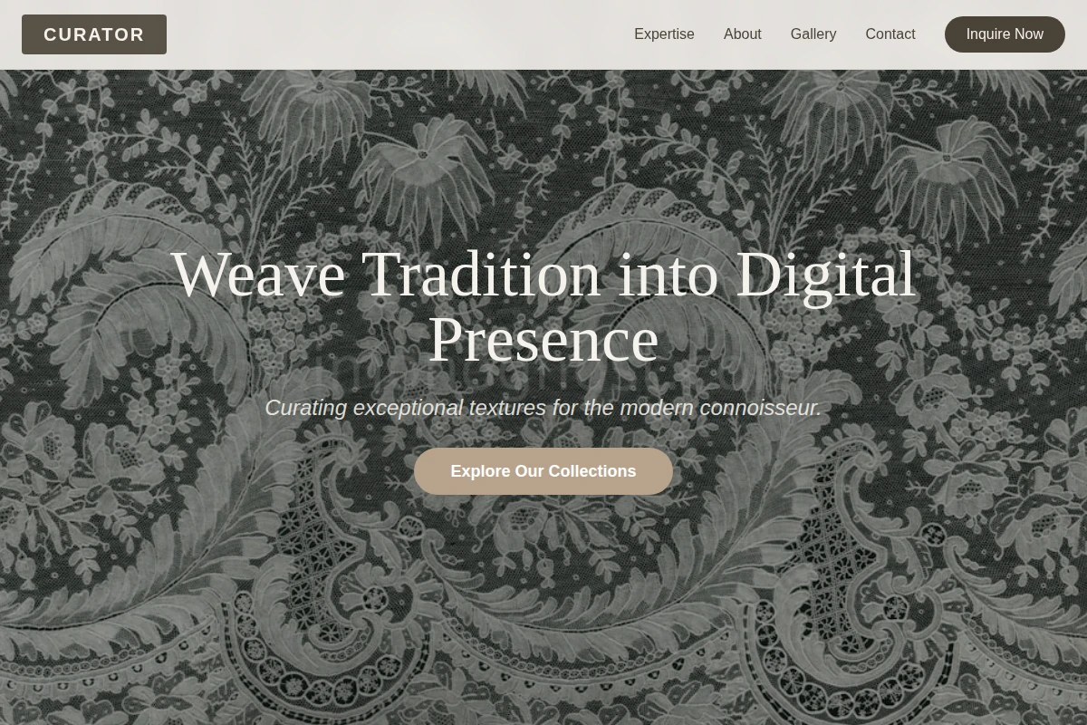 Curator Textile Design
