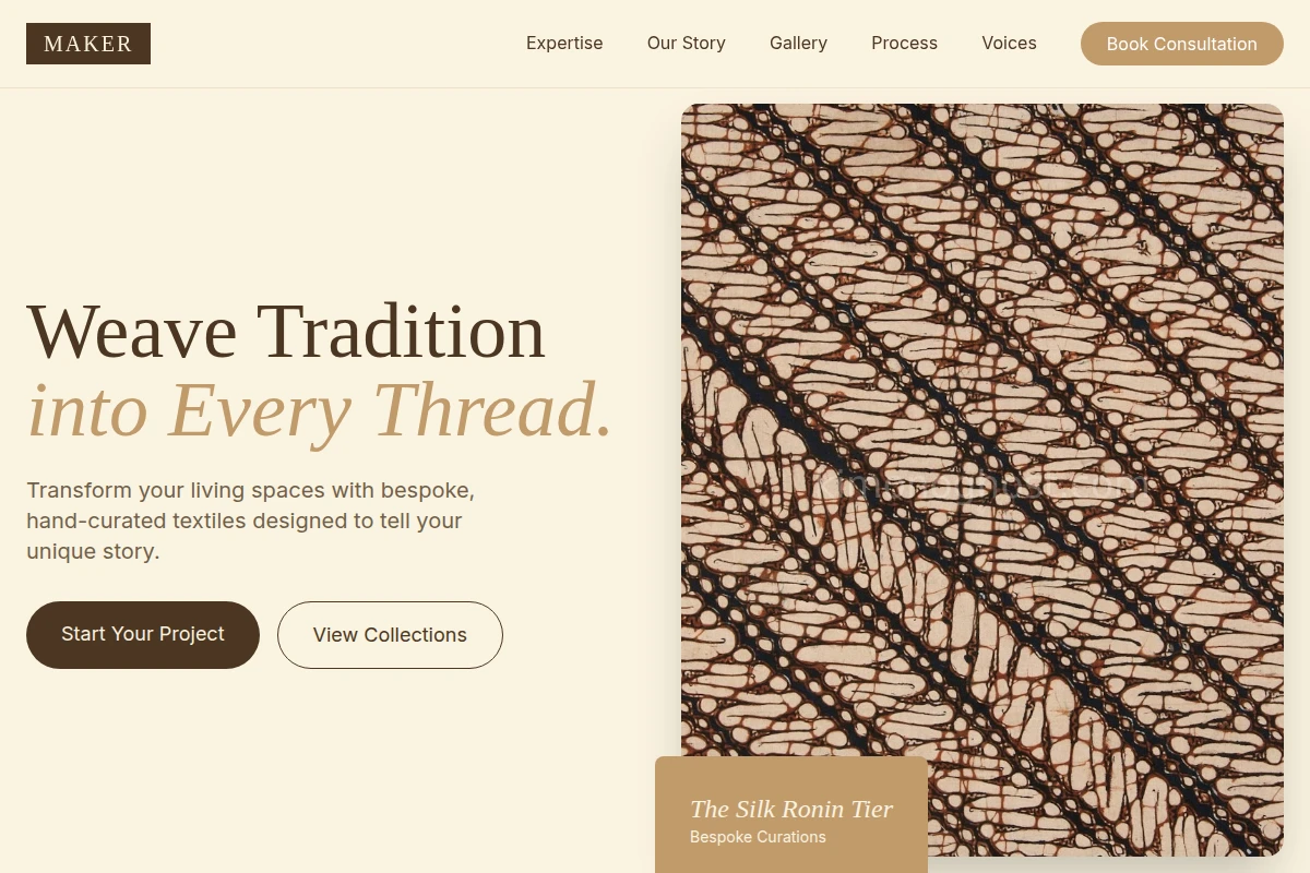 Maker Textile Design