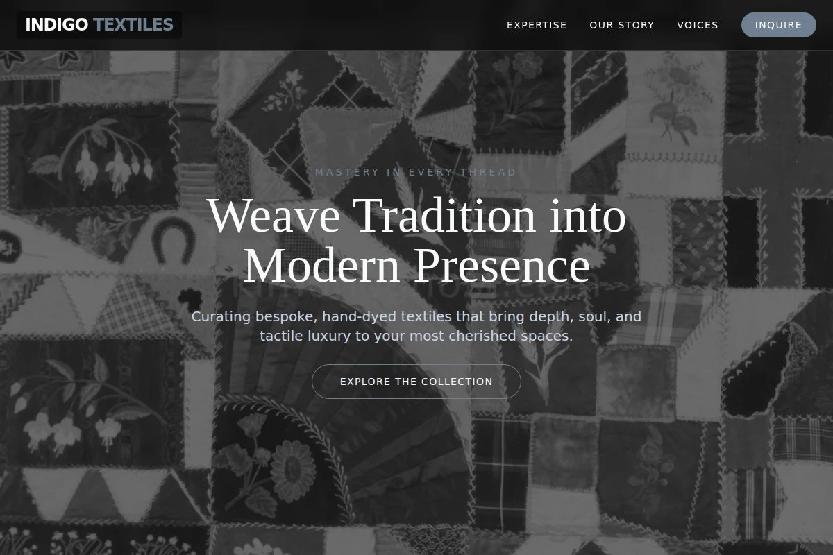 Indigo Textile Design