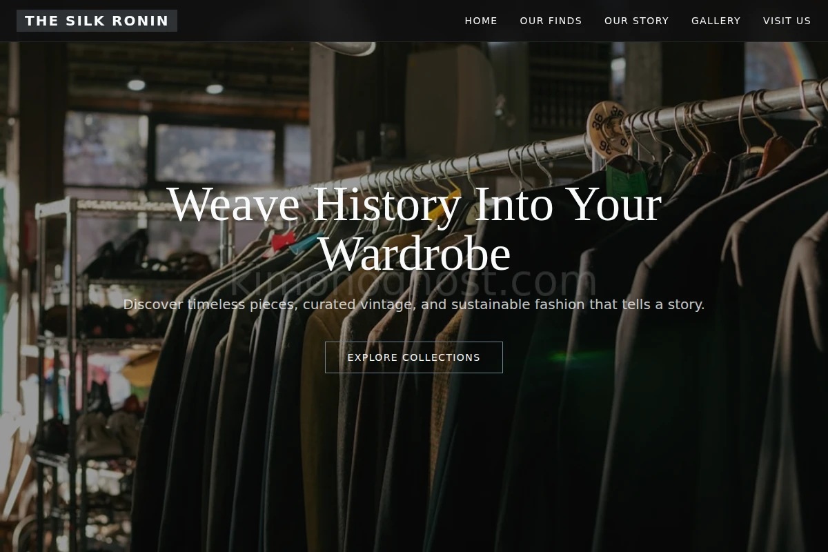 Garment Thrift Secondhand Store