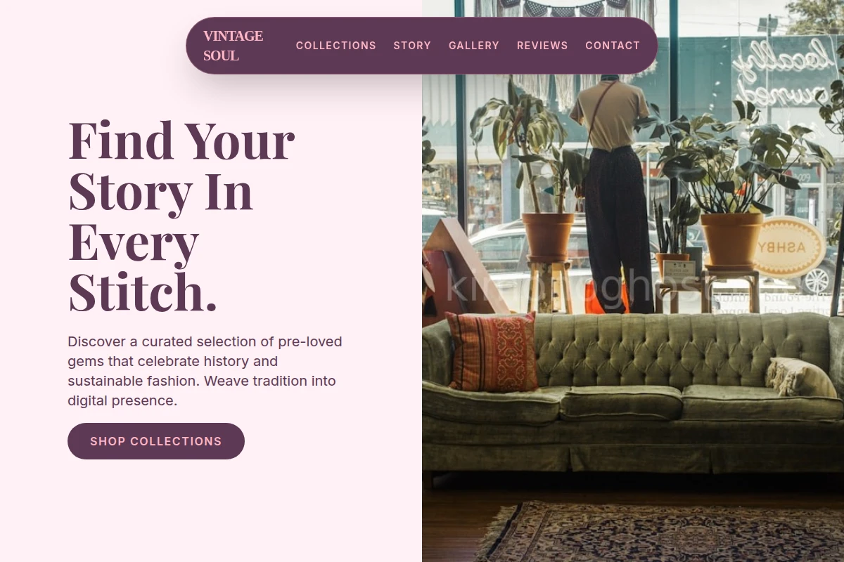 Vintage Thrift Secondhand Store