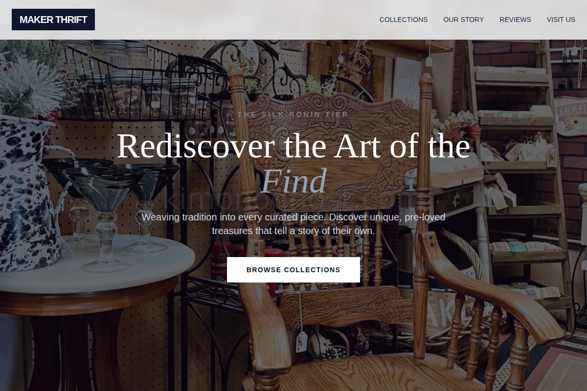 Maker Thrift Secondhand Store